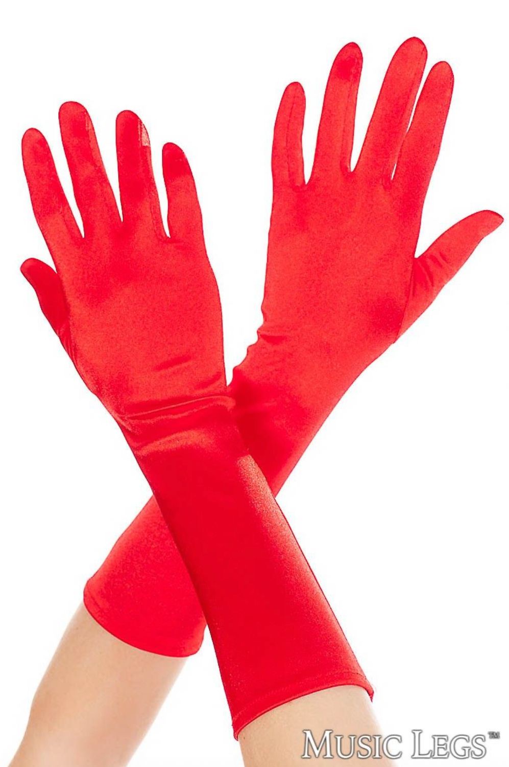 Gants en Satin / ML426 [ROUGE]