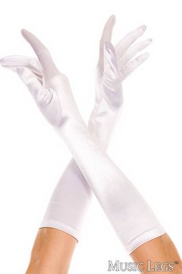 Gants en Satin / ML426 [BLANC]
