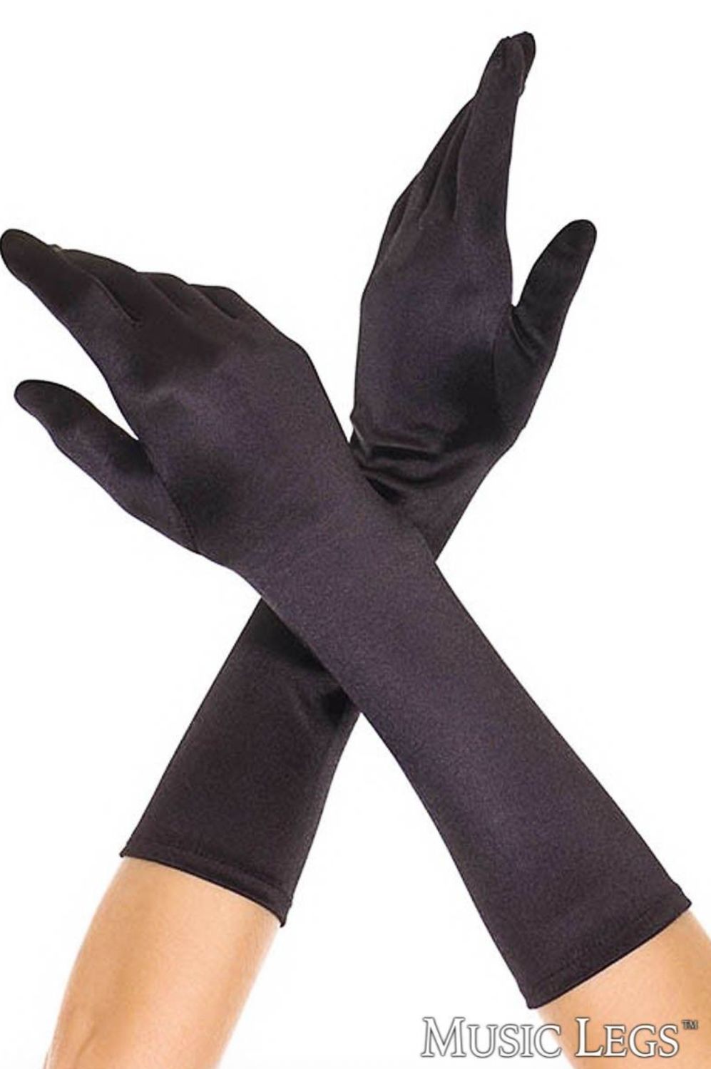 Gants en Satin / ML426 [NOIR]