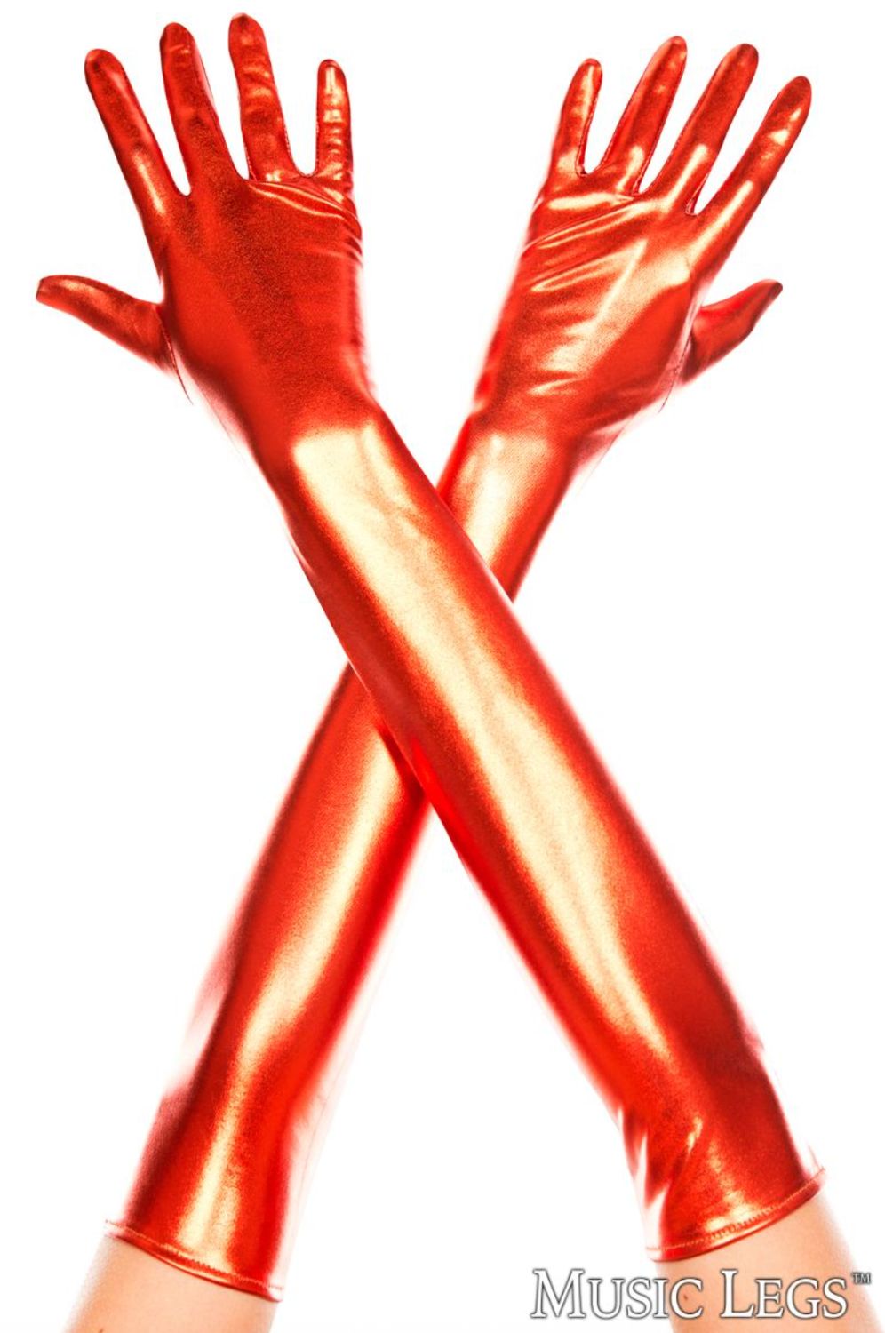 Gants Métalliques / ML457 [ROUGE]