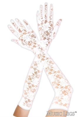 Gants en Dentelle Blanche / ML464