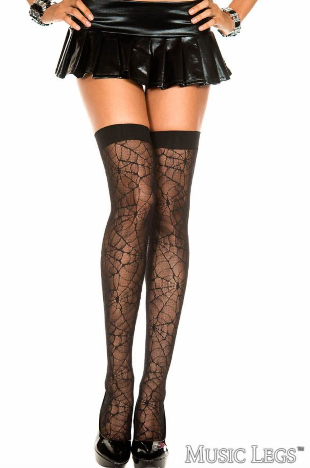 Bas Thigh Hi Toile d'Araignée / ML4770
