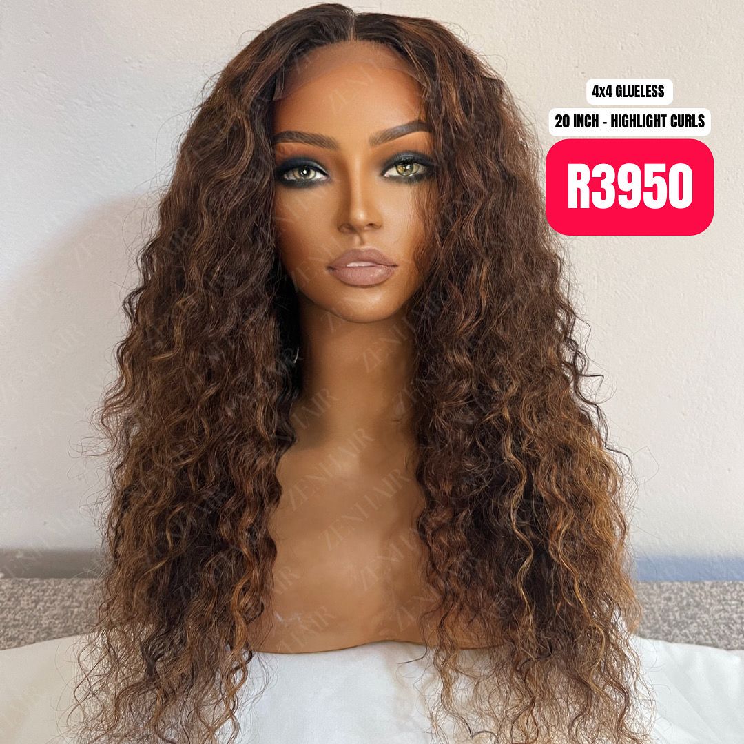 Highlight Curls - Glueless (4x4)