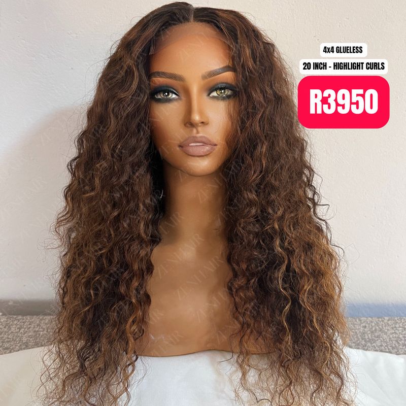 Highlight Curls - Glueless (4x4)