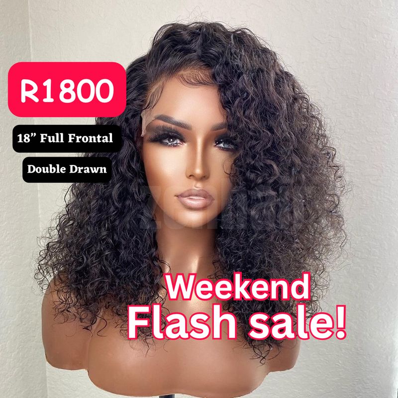 18 Inch Double Drawn Curls