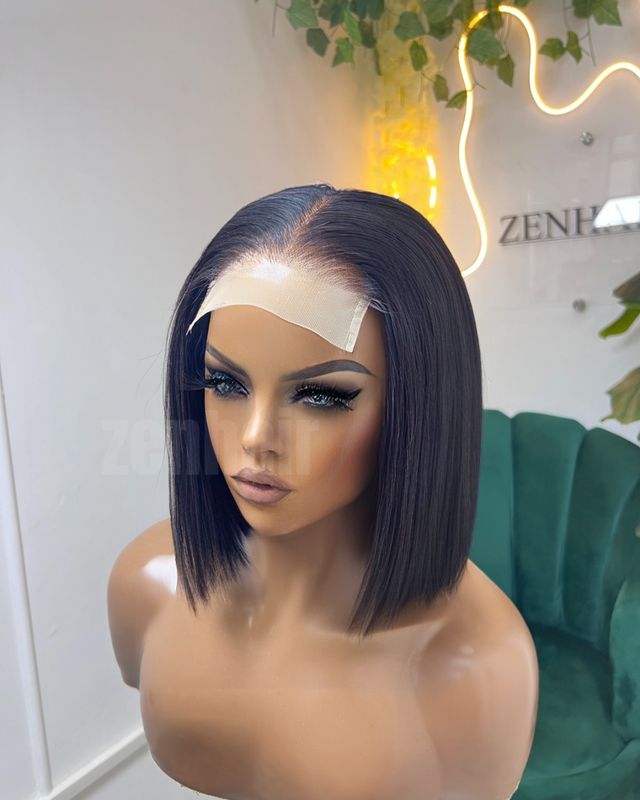 10” Double Drawn Glueless Bob (4x4)