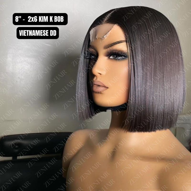 Vietnamese SDD 2x6 KimK Glueless Bob