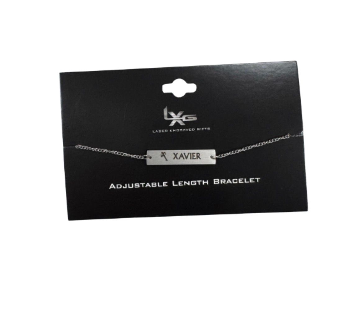 N35 Contemporary Metal Bar Bracelet