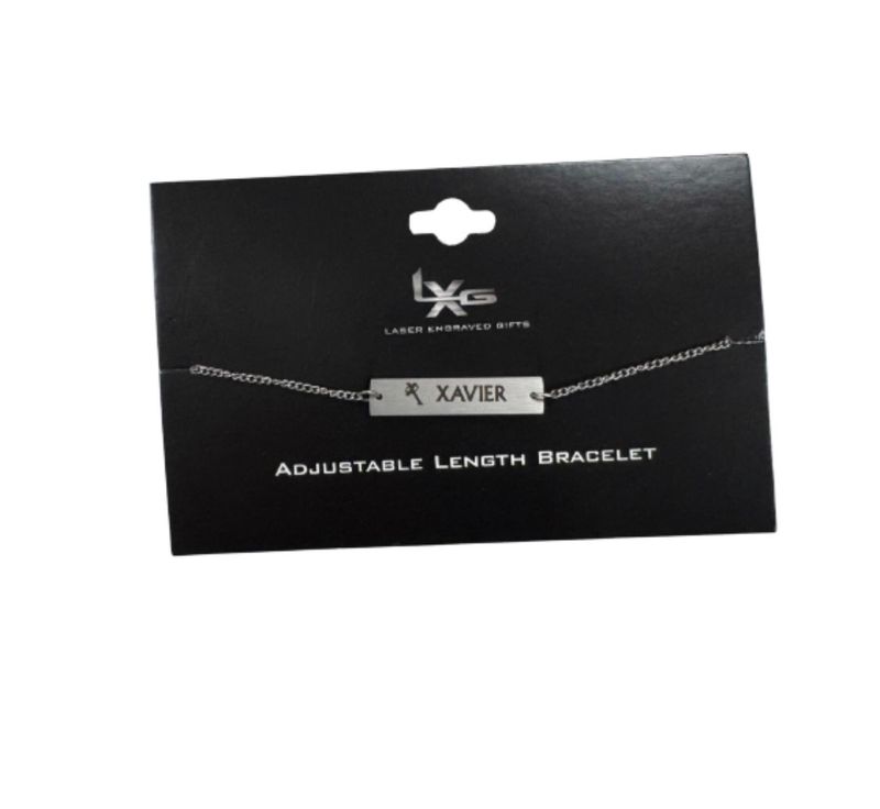 N35 Contemporary Metal Bar Bracelet