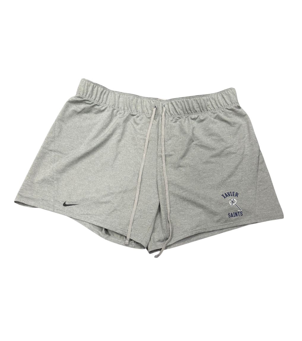 BN3 Nike Ladies Attack Shorts Particle Grey Heather