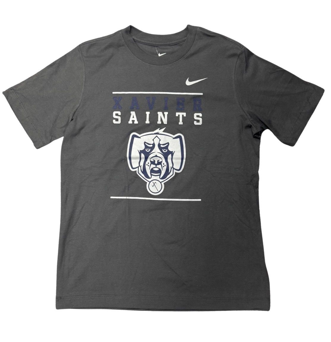 YN4 Nike Youth Core S/S Anthracite - Stacked Bernie