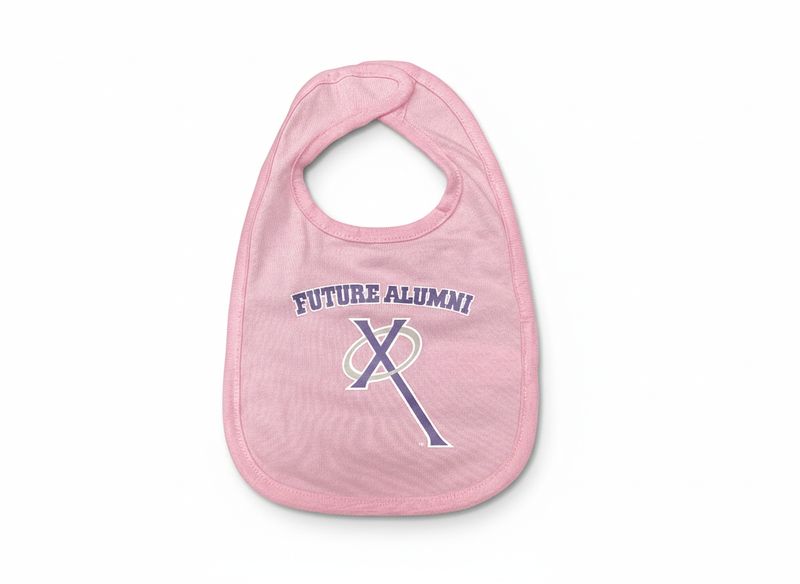 YR5 Baby Bibs - Future Alumni Pink