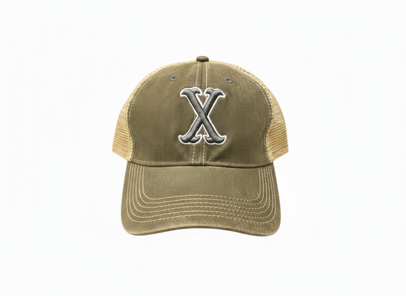 HL2 Legacy Old Favorite Trucker Cap - Gry/Khaki - X Puff