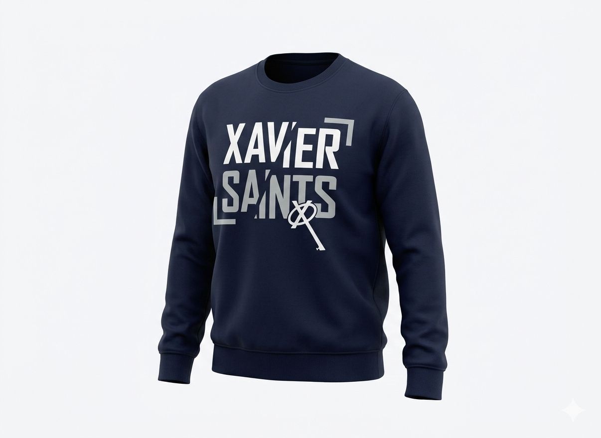 YD1 Fleece Crew SLASHED Navy