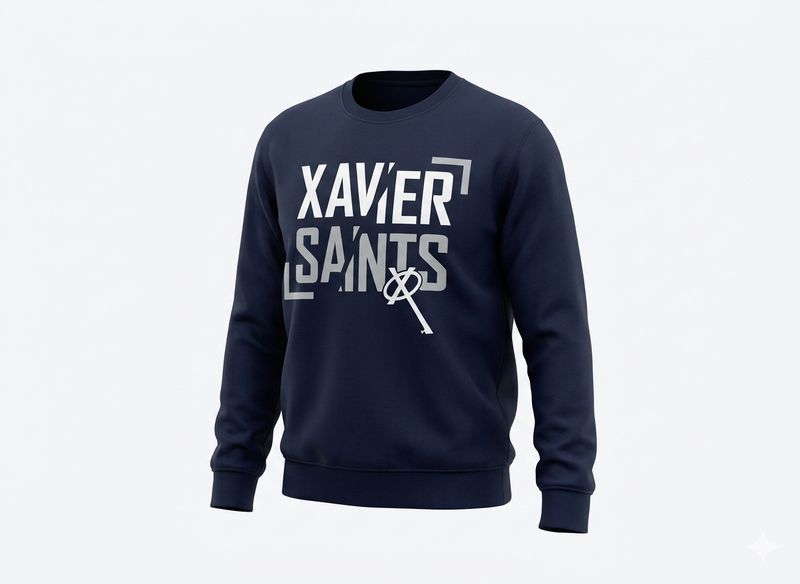 YD1 Fleece Crew SLASHED Navy