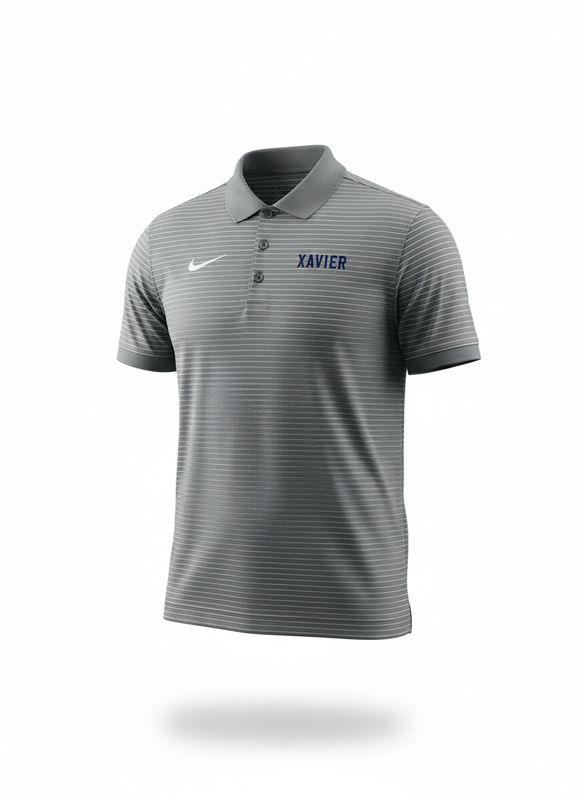 AN1 Nike Xavier Stripe Polo S/S Grey