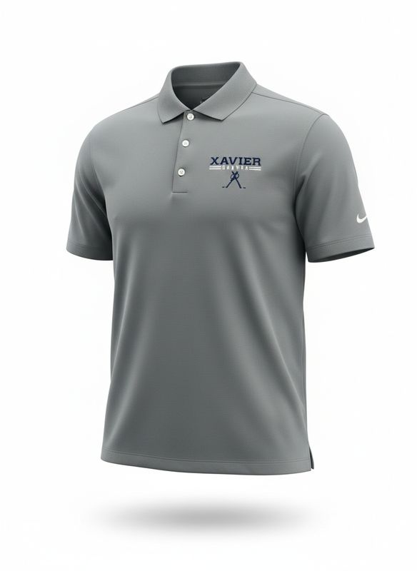AN7 Nike grey Xavier Saints S/S  polo