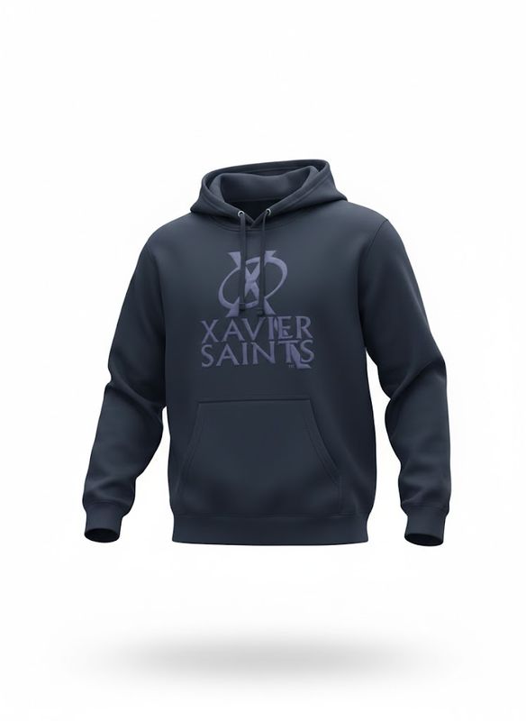 AD4 X Xavier Saints Puff Ink  Hoodie - Navy