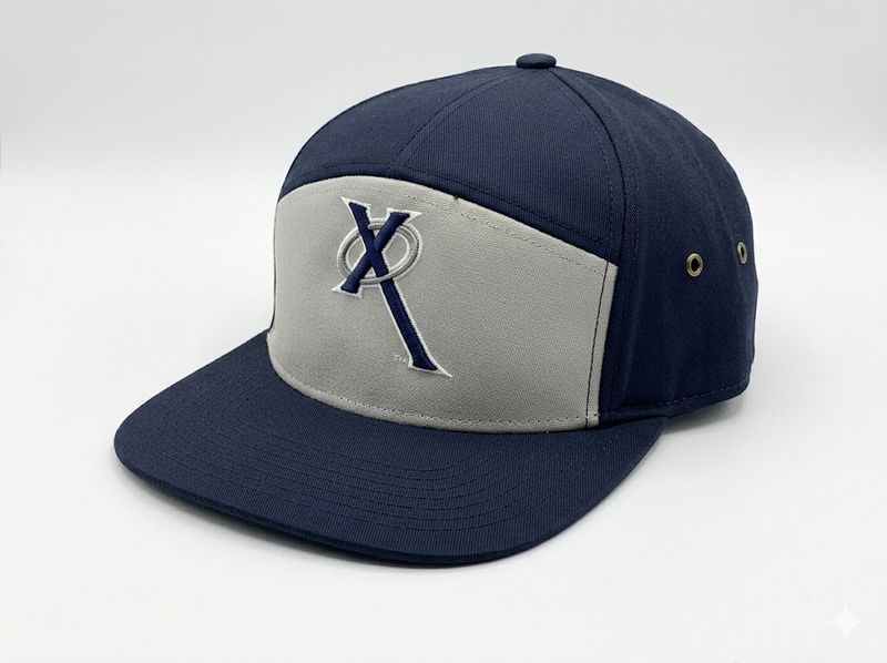 HR3 Pidgeon/Navy - 7 Panel Trucker Hat