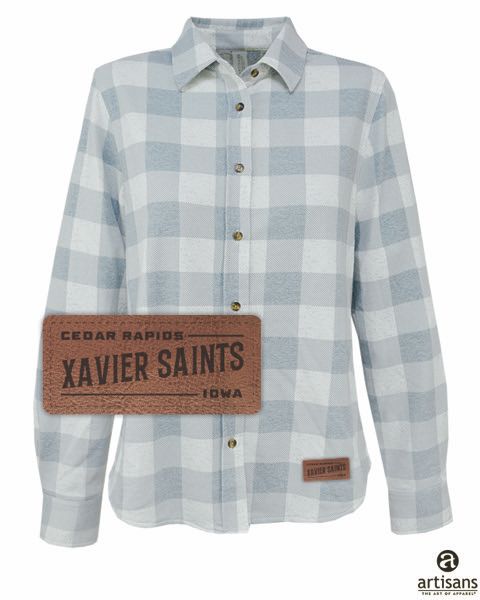 LA8 Nora Button Up Flannel - Grey, Size: XS