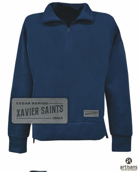 LA7 Cora 1/4 Zip Navy, Size: XS