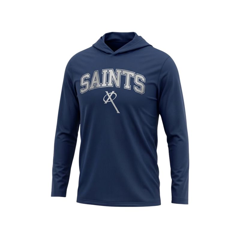 AC11 Cornerstone L/S Hood Tee - Navy