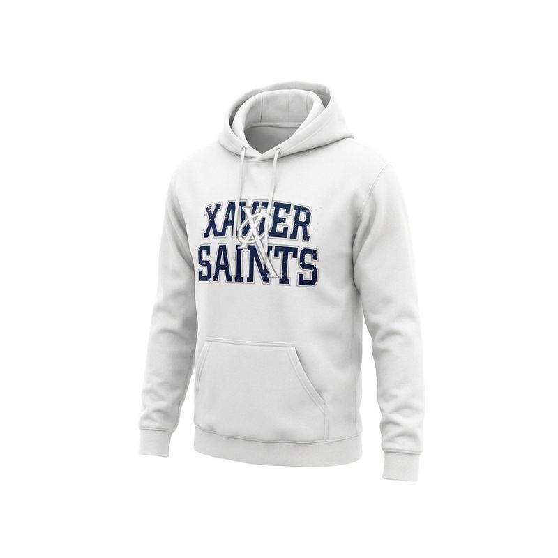 AG42 Distressed Hooded Sweatshirt - White