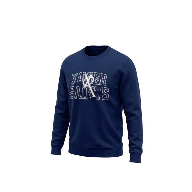 AG43 Distressed Crew Sweatshirt - Navy