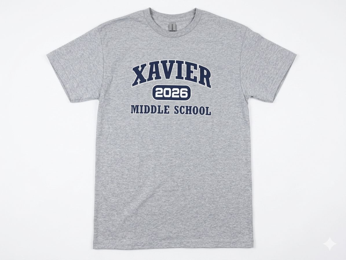 AG52 Xavier Middle School -Grey-