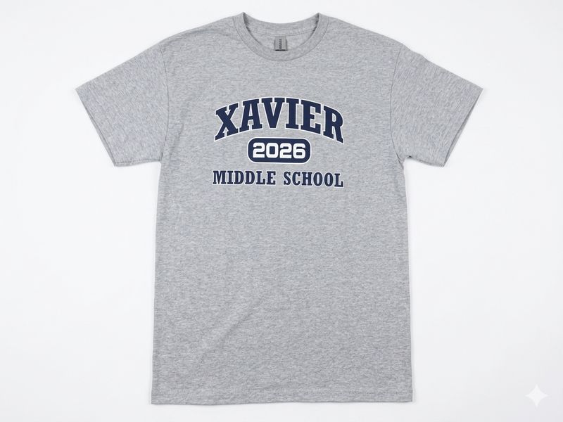 AG52 Xavier Middle School -Grey-