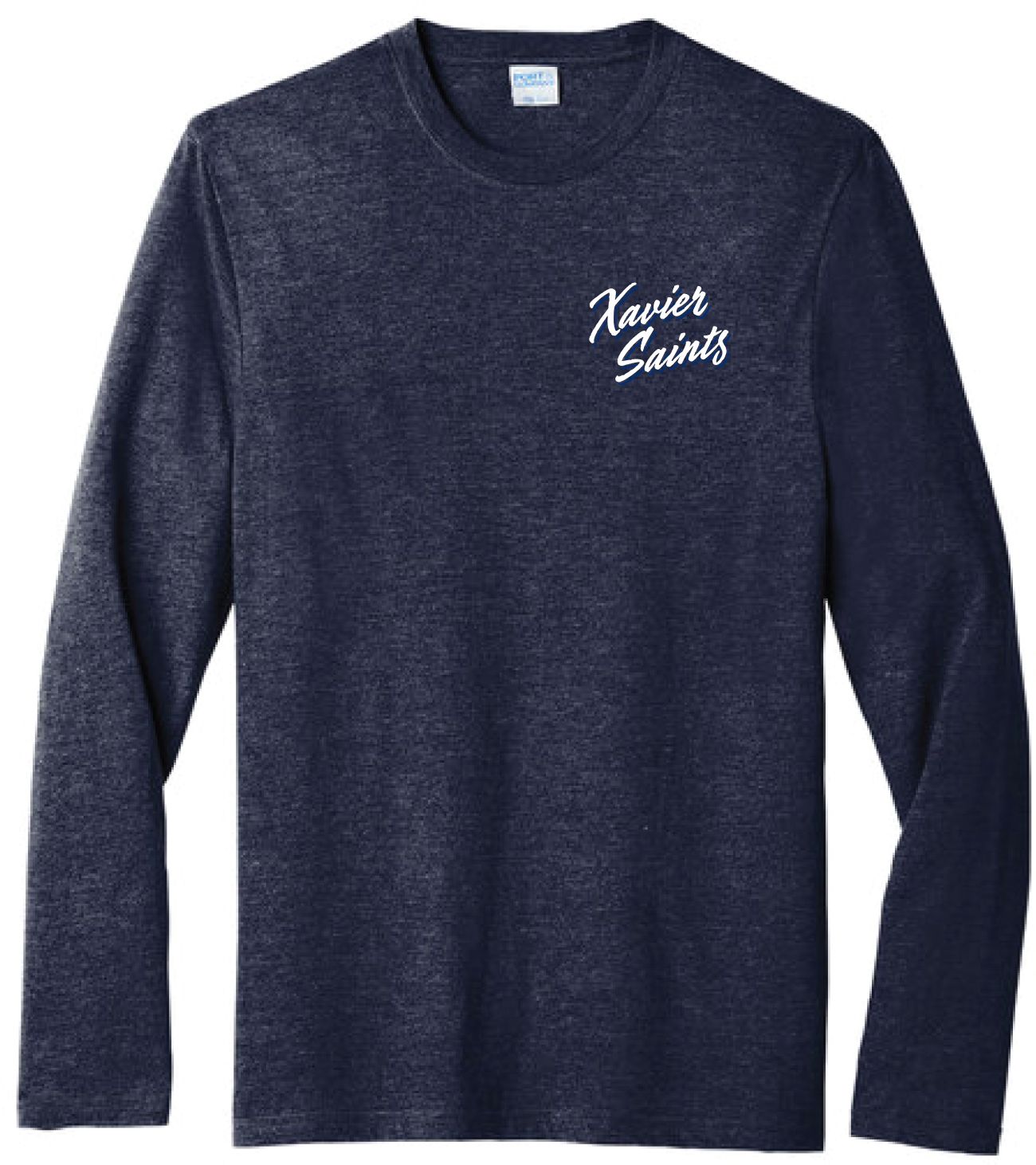 AP2 College House L/S Tee Navy Heather, Size: S