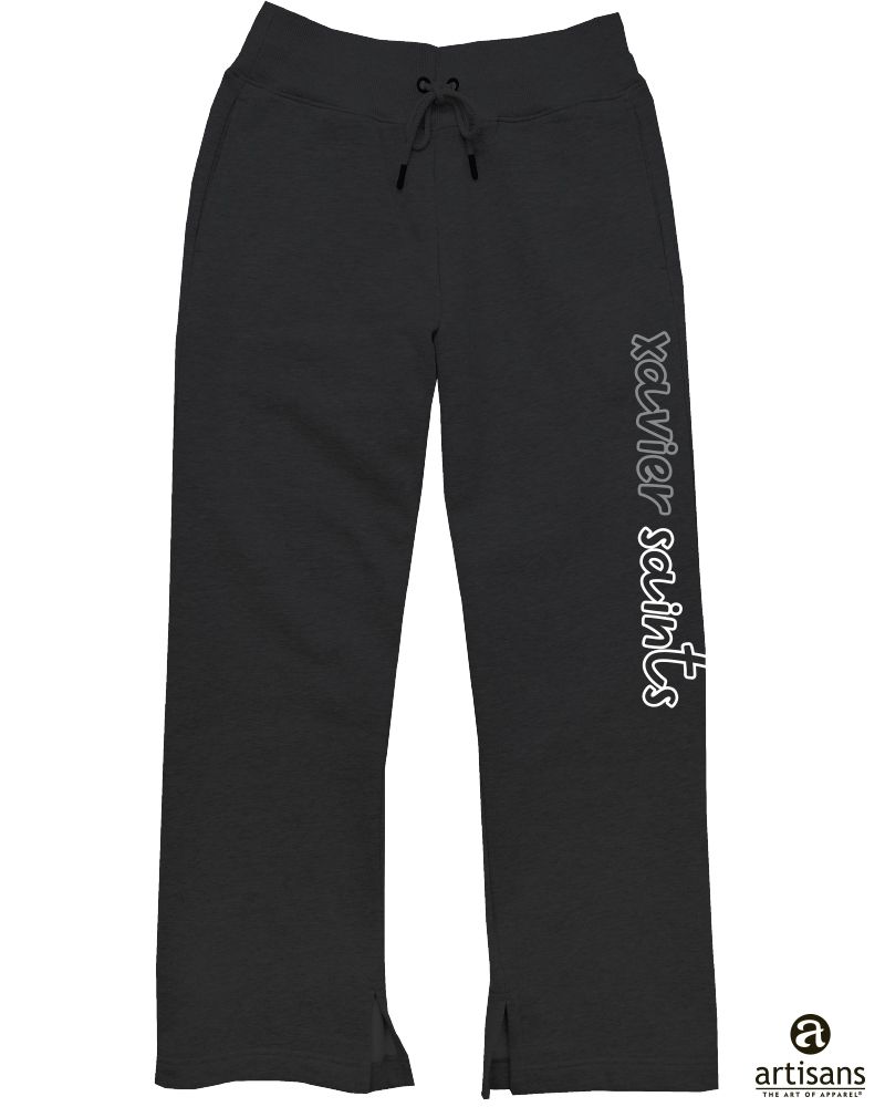 BA2 A-Team Wide Leg Sweatpants Black