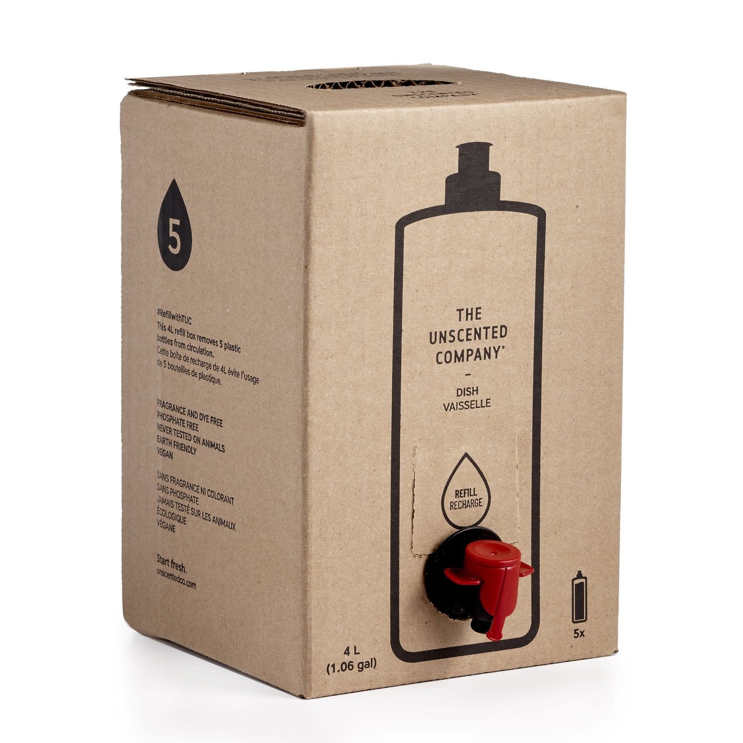 The Unscented Company - Dish Soap - 4L
