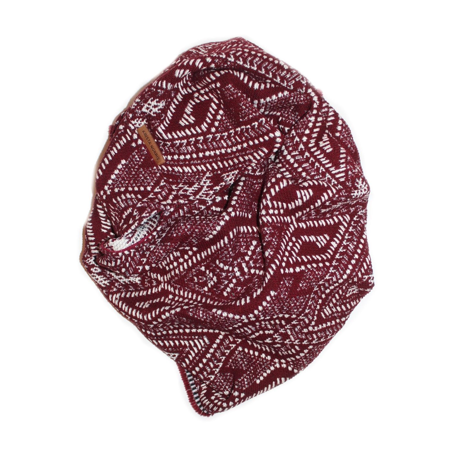 Krista Norris - Infinity Scarf - Zirka - Red