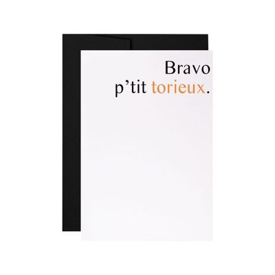 Masimto - Greeting Card - 045 Bravo P’tit Torieux