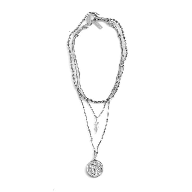 Estrela - Carmen Necklaces Set - Silver