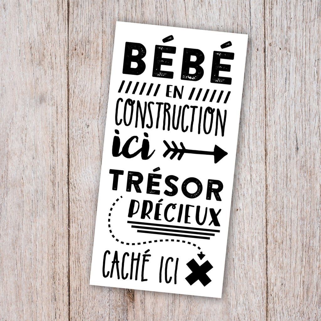 PICO - Temporary Tattoos - Bébé en Construction