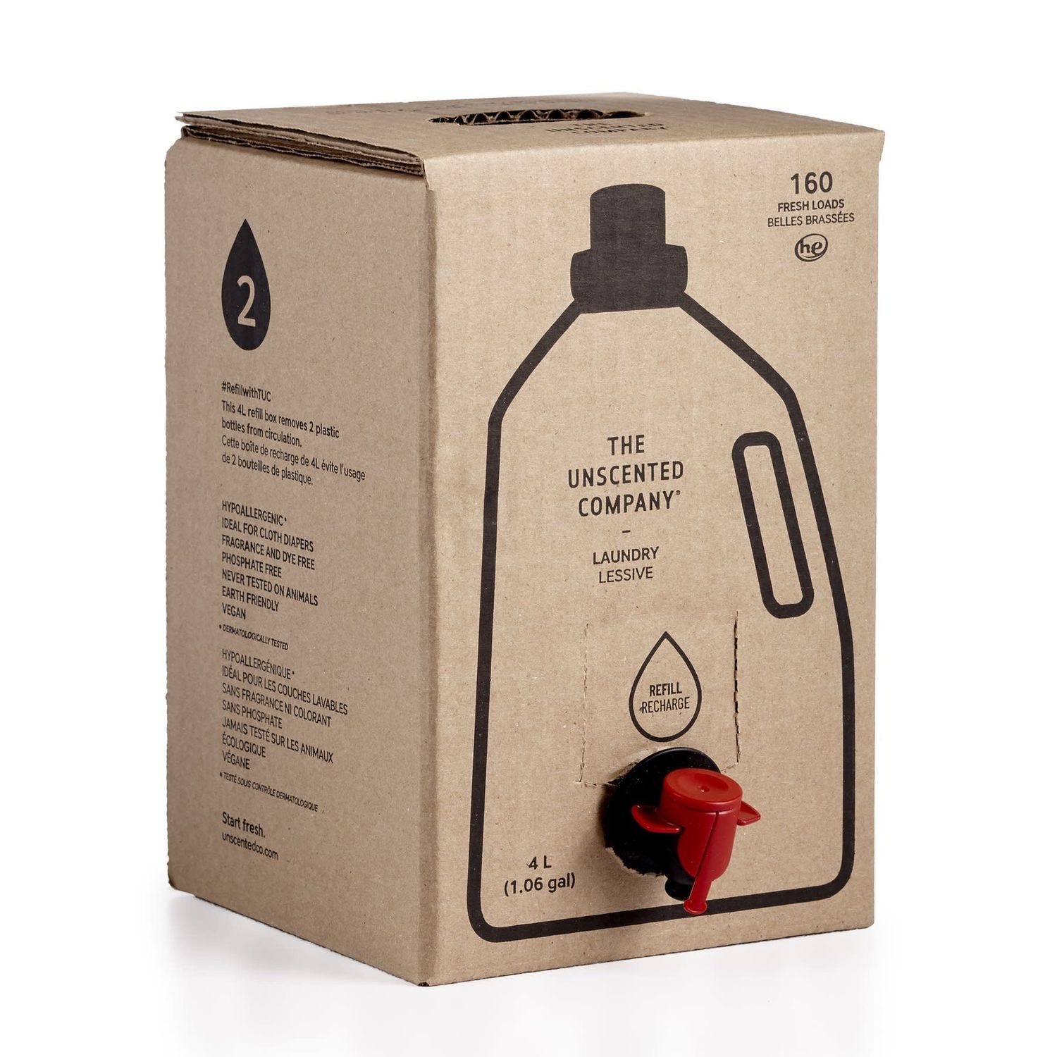 The Unscented Company - Laundry Detergent - 4L