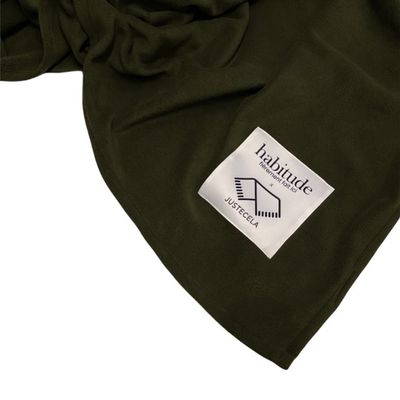 Habitude x Juste Cela - Blanket - Moss