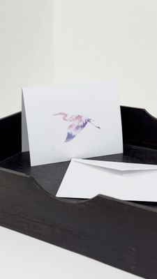 Matthew Doddridge - Greeting Card - Great Heron