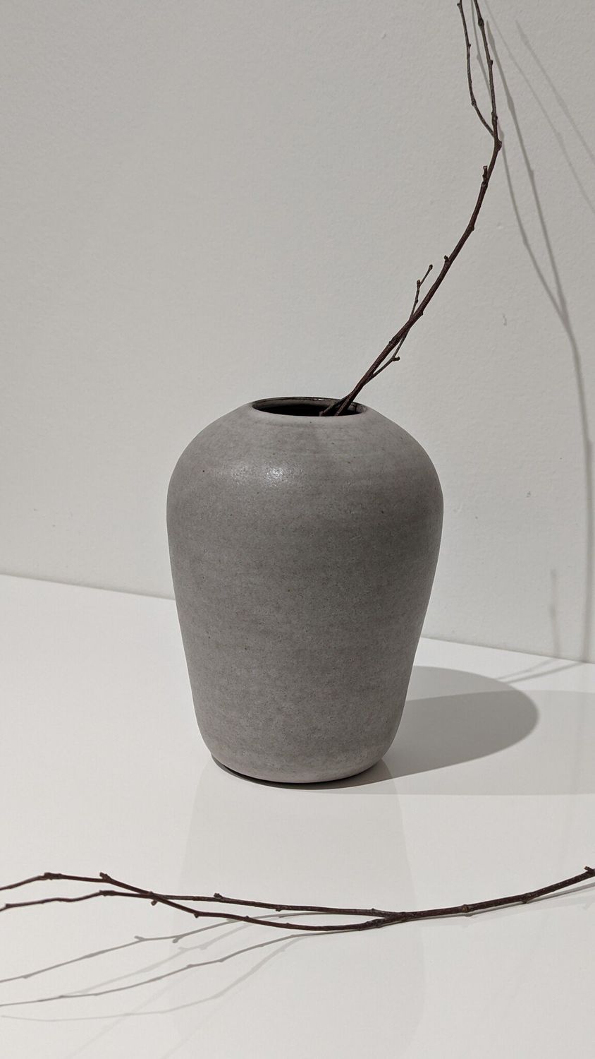 Roxane Charest - Large Organic Vase - Grey