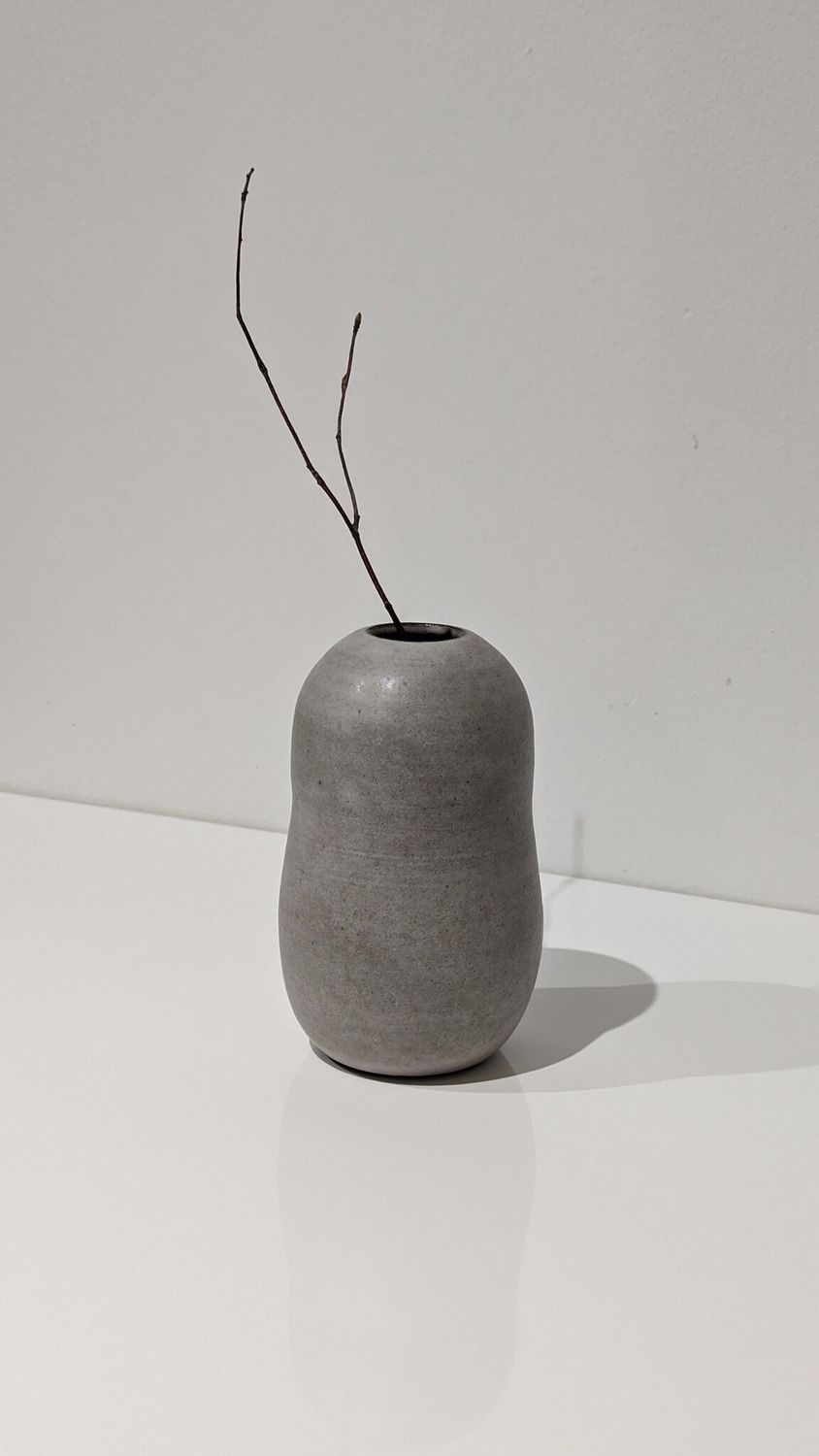 Roxane Charest - Small Organic Vase - Grey