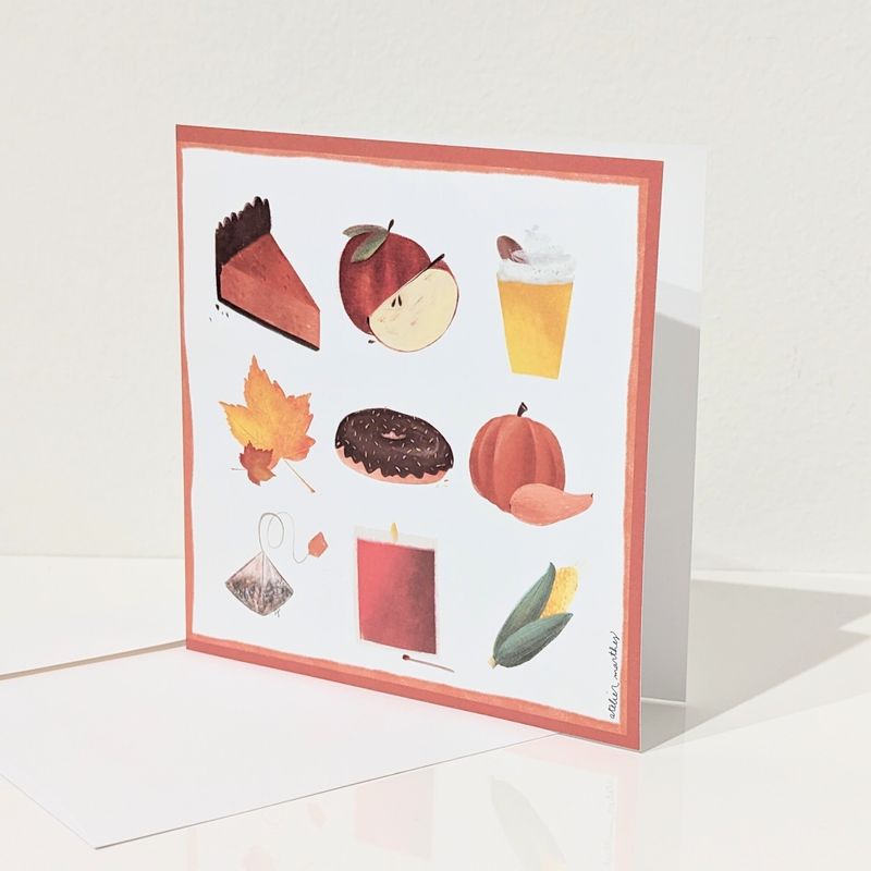Atelier Marthes - Greeting Card - Fall Essentials