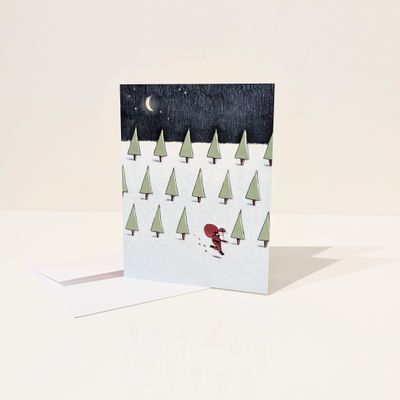 Valérie Boivin - Greeting Card - Santa