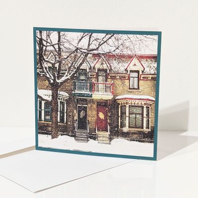Jules La Mouche - Greeting Card - Holidays in the City