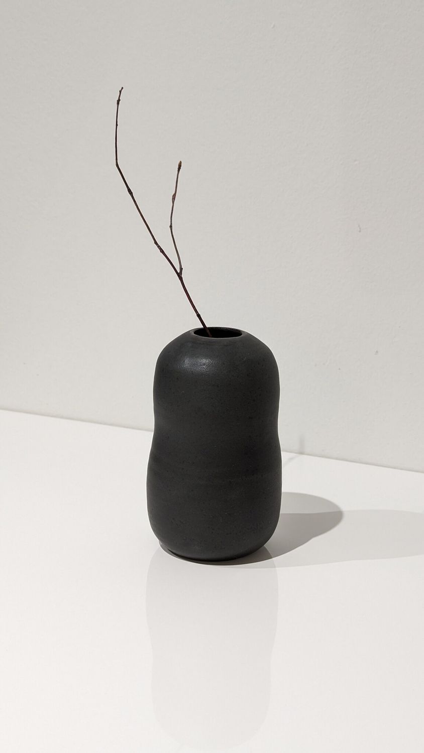 Roxane Charest - Small Organic Vase - Black