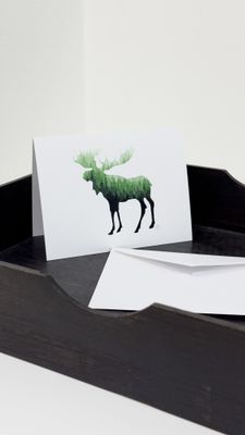 Matthew Doddridge - Greeting Card - Moose