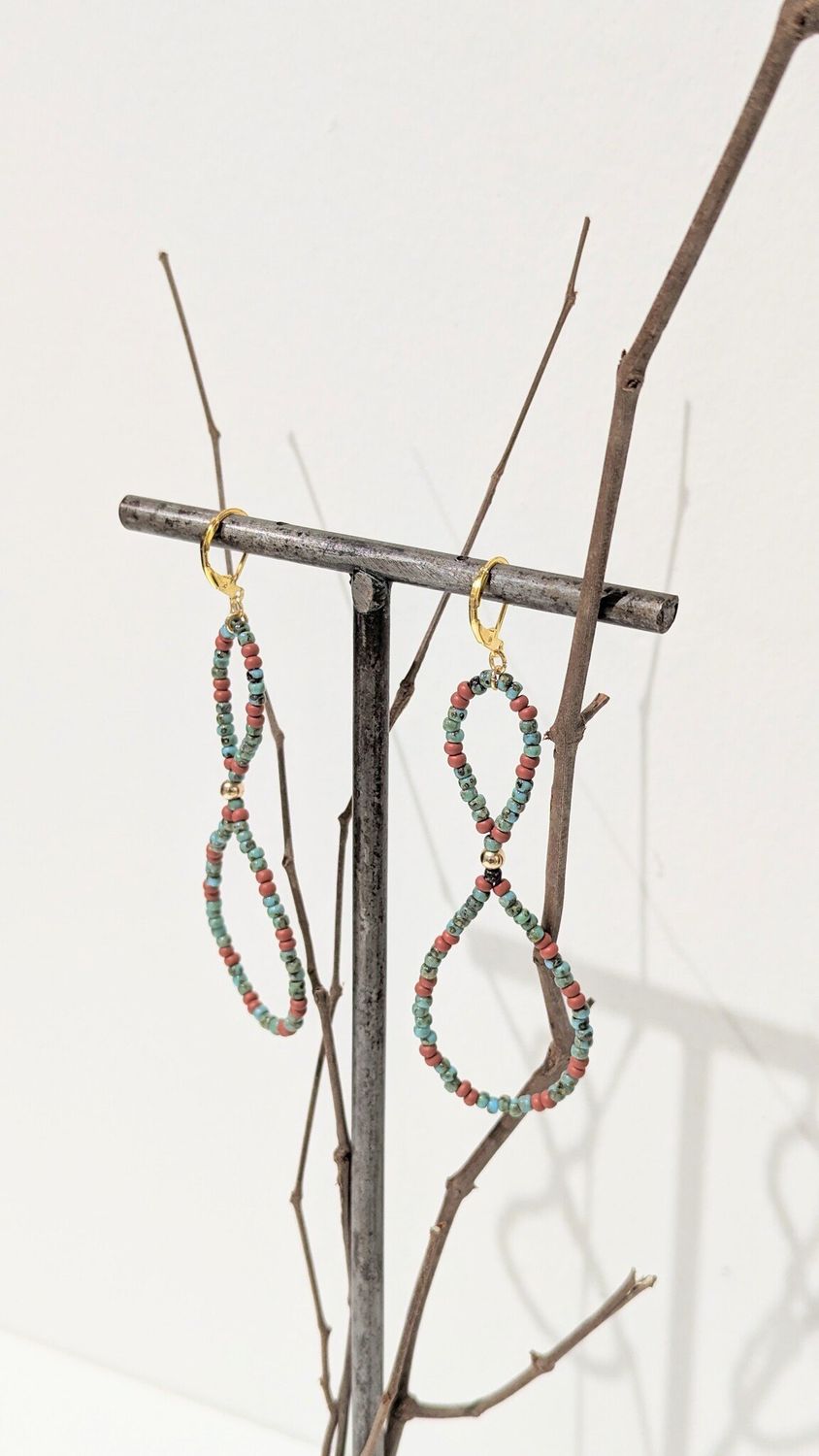 Three Sisters by Emma - Earrings - Infinity Ocean Cedar