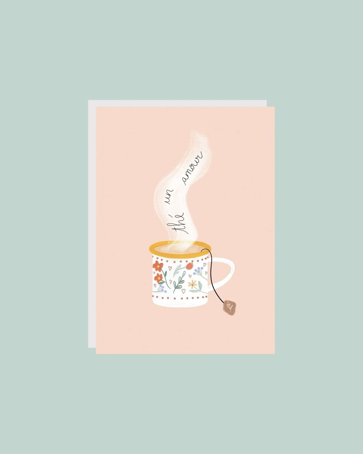 Citron &amp; Miel - Greeting Card - Thé un amour