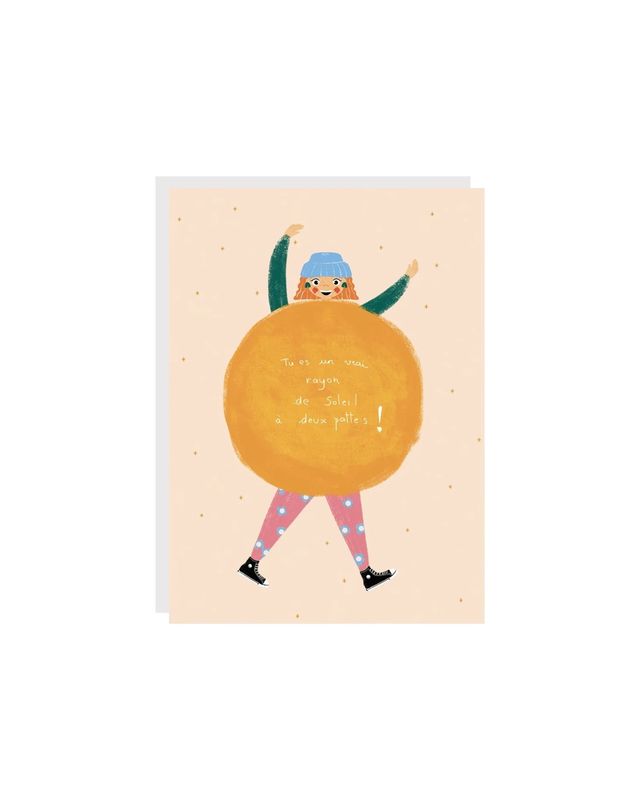 Citron &amp; Miel - Greeting Card - Tu es un vrai rayon de soleil à deux pattes !